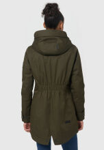 Navahoo Brinjaa Damen Softshell Jacke Dark Olive Größe M - Gr. 38
