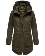 Navahoo Brinjaa Damen Softshell Jacke Dark Olive Größe M - Gr. 38