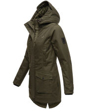 Navahoo Brinjaa Damen Softshell Jacke Dark Olive Größe M - Gr. 38
