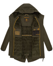 Navahoo Brinjaa Damen Softshell Jacke Dark Olive Größe M - Gr. 38