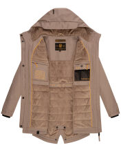 Navahoo Brinjaa ladies softshell jacket Taupe Grey Größe XS - Gr. 34