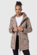 Navahoo Brinjaa Damen Softshell Jacke Taupe Grey Größe XS - Gr. 34