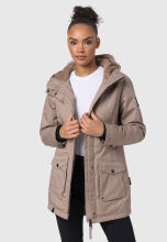 Navahoo Brinjaa ladies softshell jacket Taupe Grey Größe M - Gr. 38