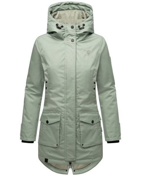 Navahoo Brinjaa Damen Softshell Jacke Smokey Mint Größe M 38