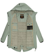Navahoo Brinjaa Damen Softshell Jacke Smokey Mint Größe M - Gr. 38