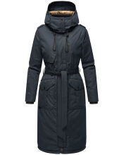 Navahoo Hokulanii Damen Winter Mantel Navy Größe XL - Gr. 42