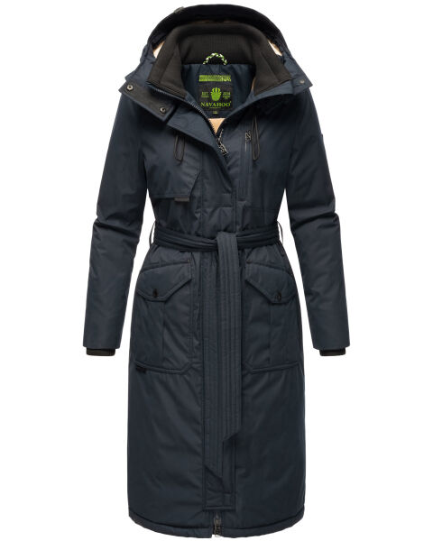 Navahoo Hokulanii Damen Winter Mantel Navy Größe XXL - Gr. 44