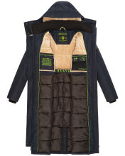 Navahoo Hokulanii Damen Winter Mantel Navy Größe XXL - Gr. 44