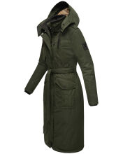 Navahoo Hokulanii Damen Winter Mantel Dark Olive Größe M - Gr. 38