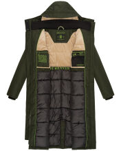 Navahoo Hokulanii Damen Winter Mantel Dark Olive Größe M - Gr. 38