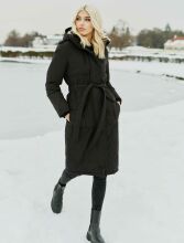 Navahoo Hokulanii Damen Winter Mantel Dark Olive Gr&ouml;&szlig;e XL - Gr. 42