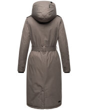 Navahoo Hokulanii Damen Winter Mantel Dark Grey Größe M - Gr. 38