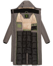 Navahoo Hokulanii Damen Winter Mantel Dark Grey Größe M - Gr. 38
