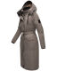 Navahoo Hokulanii Damen Winter Mantel Dark Grey Größe M - Gr. 38