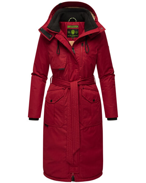 Navahoo Hokulanii Damen Winter Mantel Dark Red Größe XS - Gr. 34