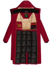 Navahoo Hokulanii Damen Winter Mantel Dark Red Größe XS - Gr. 34