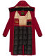 Navahoo Hokulanii Damen Winter Mantel Dark Red Größe XS - Gr. 34