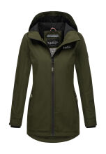 Marikoo Honigbeere Damen Übergangsjacke Olive Größe S - Gr. 36