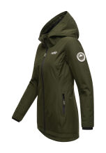 Marikoo Honigbeere Damen Übergangsjacke Olive Größe S - Gr. 36
