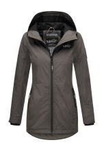 Marikoo Honigbeere Damen &Uuml;bergangsjacke Anthrazit Gr&ouml;&szlig;e L - Gr. 40