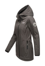 Marikoo Honigbeere Damen &Uuml;bergangsjacke Anthrazit Gr&ouml;&szlig;e L - Gr. 40