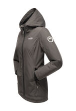 Marikoo Honigbeere Damen &Uuml;bergangsjacke Anthrazit Gr&ouml;&szlig;e L - Gr. 40