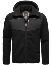 Stone Harbour ILLian Herren Fleece Jacke Schwarz Größe S - Gr. S