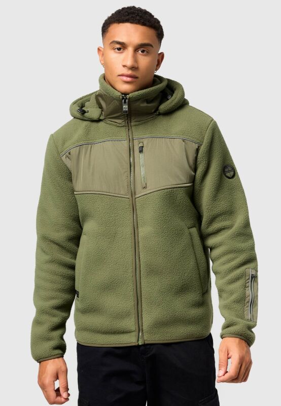 Stone Harbour ILLian Herren Fleece Jacke Olive Leaf