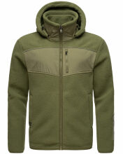 Stone Harbour ILLian Herren Fleece Jacke Olive Leaf Gr&ouml;&szlig;e L - Gr. L