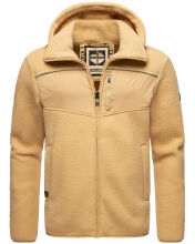 Stone Harbour ILLian Herren Fleece Jacke Sand Gr&ouml;&szlig;e XXL - Gr. 2XL