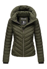 Marikoo Kagomee Damen Steppjacke Dark Olive Gr&ouml;&szlig;e S - Gr. 36