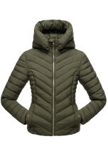 Marikoo Kagomee Damen Steppjacke Dark Olive Gr&ouml;&szlig;e S - Gr. 36