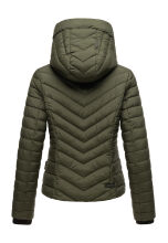 Marikoo Kagomee Damen Steppjacke Dark Olive Gr&ouml;&szlig;e S - Gr. 36