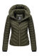 Marikoo Kagomee ladies quilted jacket Dark Olive Größe M - Gr. 38