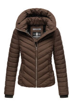 Marikoo Kagomee ladies quilted jacket Dark Choco...