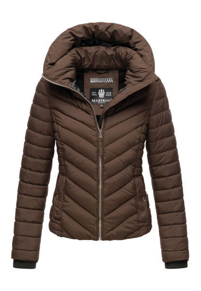 Marikoo Kagomee Damen Steppjacke Dark Choco Größe M - Gr. 38