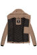 Marikoo Kagomee ladies quilted jacket Taupe Größe XS - Gr. 34