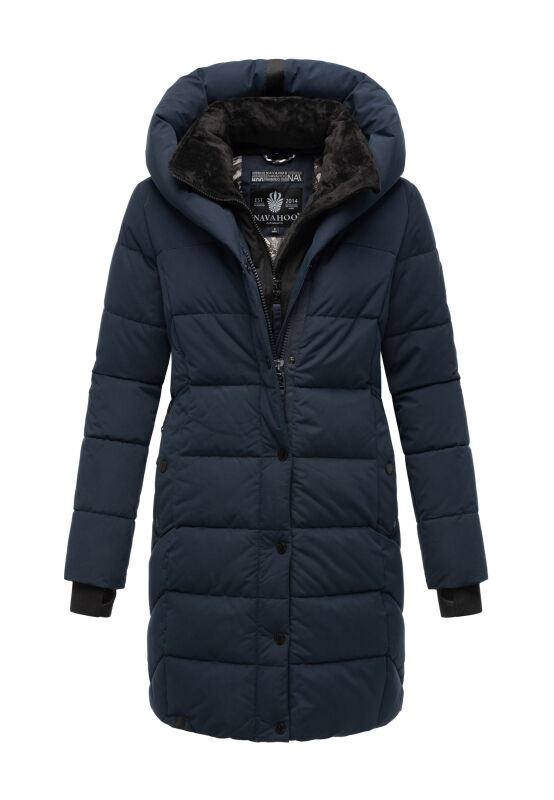 Navahoo Knutschilein Damen Winter Steppjacke Navy