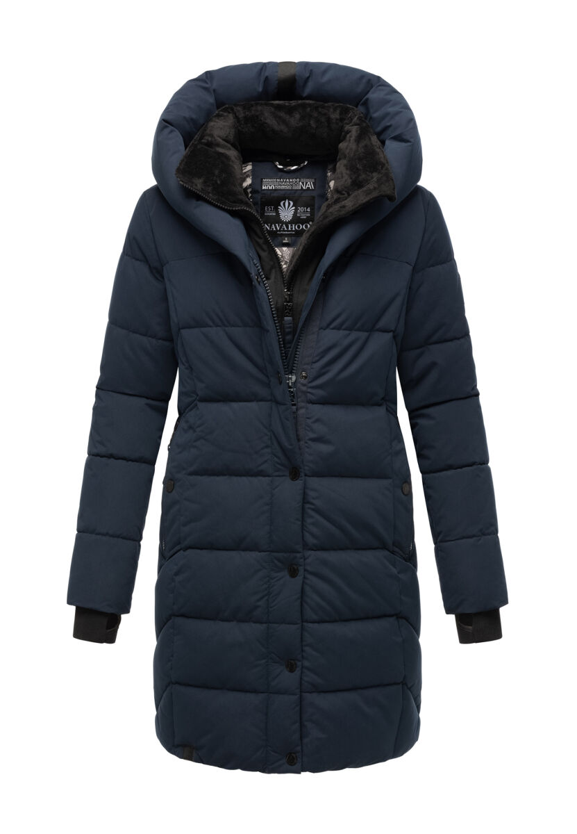 Navahoo Knutschilein Damen Winterjacke Navy Größe L - Gr. 40