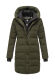 Navahoo Knutschilein Damen Winterjacke Dark Olive Größe S - Gr. 36