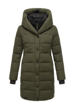 Navahoo Knutschilein Damen Winterjacke Dark Olive Größe M - Gr. 38