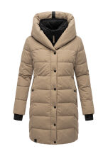 Navahoo Knutschilein Damen Winterjacke Taupe Grey Gr&ouml;&szlig;e S - Gr. 36