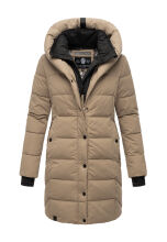 Navahoo Knutschilein ladies winter jacket Taupe Grey...