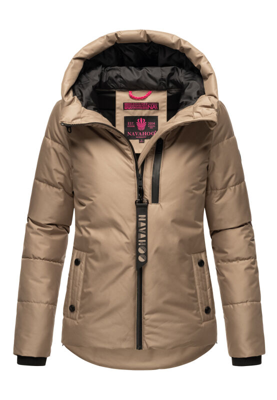 Navahoo Kr&uuml;melein Damen Winterjacke-Kruemel-Taupe-Grey-Gr.XL