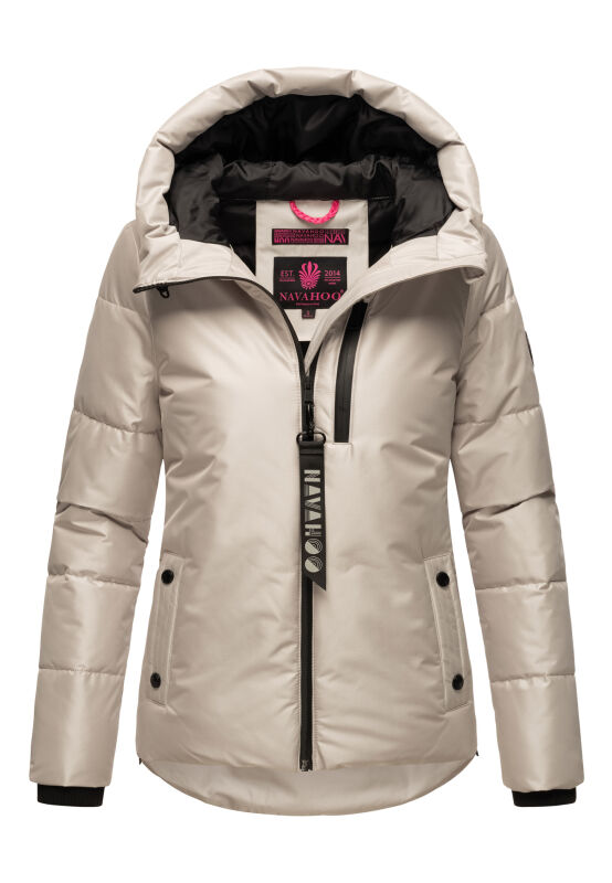 Navahoo Kr&uuml;melein Damen Winterjacke-Kruemel-Light-Grey-Gr.3XL