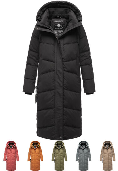 Navahoo Kuschelmausi lange Damen Winterjacke