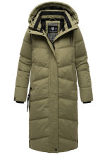 Navahoo Kuschelmausi Damen Winterjacke Olive Leaf...