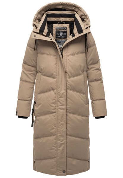 Navahoo Kuschelmausi ladies winter jacket Taupe Grey Größe S - Gr. 36