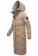 Navahoo Kuschelmausi ladies winter jacket Taupe Grey Größe S - Gr. 36