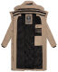 Navahoo Kuschelmausi ladies winter jacket Taupe Grey Größe M - Gr. 38